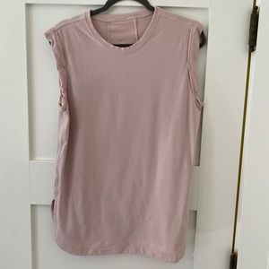Lululemon sweatshirt tank pink size L